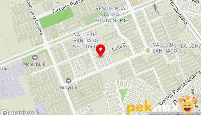 mapa de A&H&T Servicio de instalación eléctrica en Santiago de Querétaro