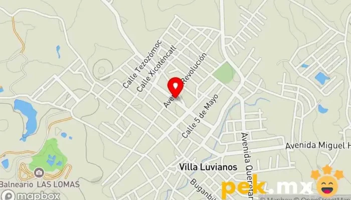 mapa de Aires acondicionados Maya Constructor en Villa Luvianos