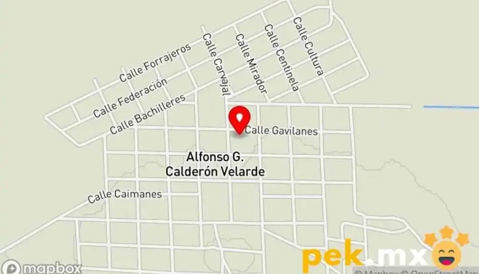 mapa de Alfonso G. Calderón Velarde  en Alfonso G. Calderón Velarde