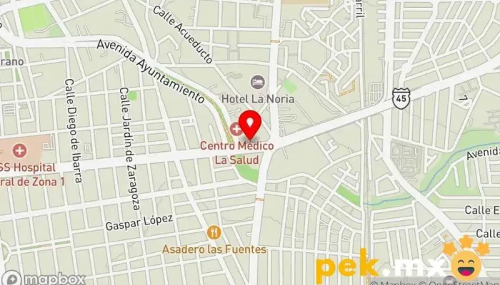 mapa de almevi Cerrajero en Aguascalientes