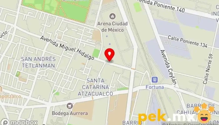 mapa de ARIAS Cerrajero en Azcapotzalco, Ciudad de México