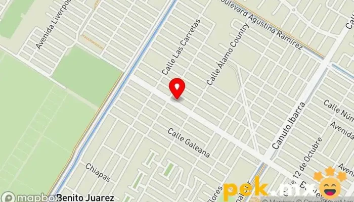 mapa de Armando CHEVROLET TECH Electricista en Los Mochis
