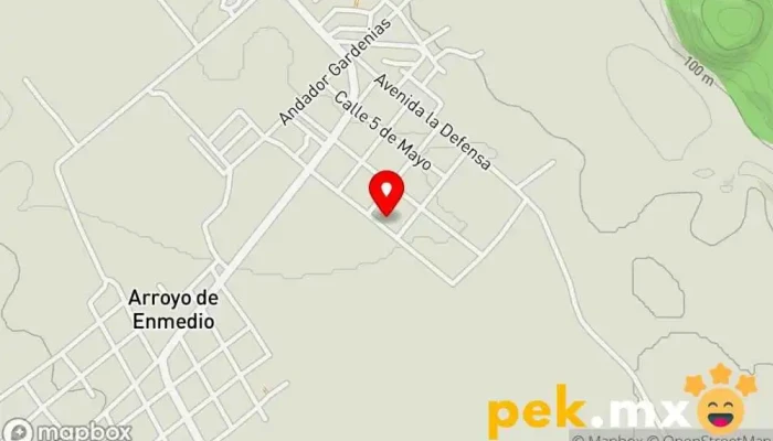 mapa de Arroyo de Enmedio  en Vicente Camalote