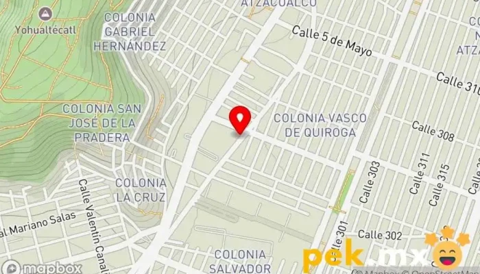mapa de AUTO CERRAJERIA Cerrajero en Gustavo A. Madero, Ciudad de México