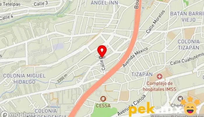 mapa de AUTO ELECTRICA 