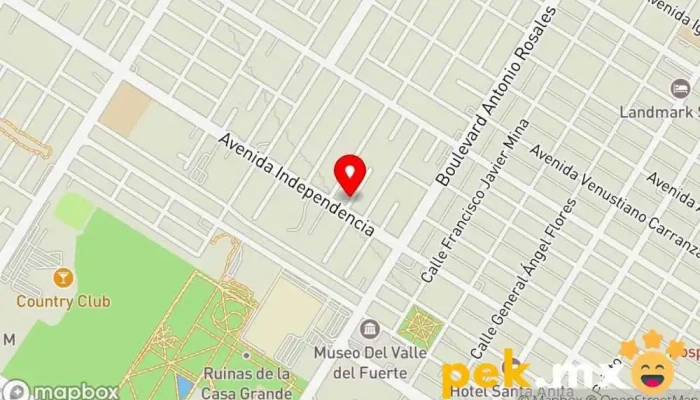 mapa de Auto Eléctrico JH Servicio de reparación de sistemas eléctricos para automóviles en Los Mochis