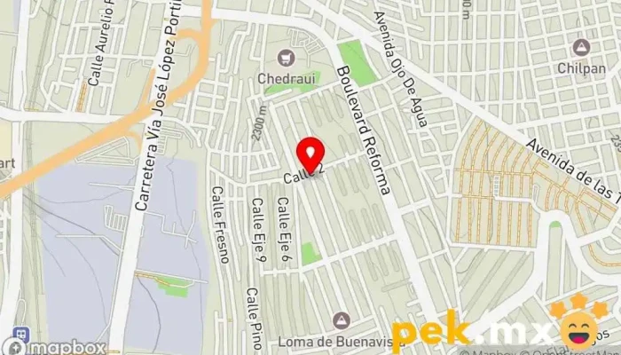 mapa de Auto Eléctrico Montenegro Servicio de reparación de sistemas eléctricos para automóviles en Buenavista