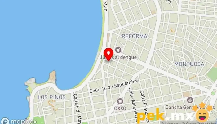 mapa de AUTOMATIZACION Y CONTROL ELECTRICO, ACEMI Empresa de suministros industriales, Electricista en Mazatlán