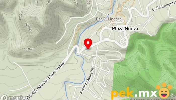 mapa de Balneario Chalma Parque acuático en Plaza Nueva