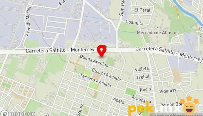 mapa de Bricos Tienda de electricidad, Ferretería, Tienda de iluminación en Cdad. Santa Catarina