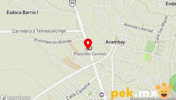 mapa de CALENTADORES SOLARES ENERGY PLATINUM SUC ACAMBAY Tienda de artículos para el hogar en Villa de Acambay de Ruíz Castañeda