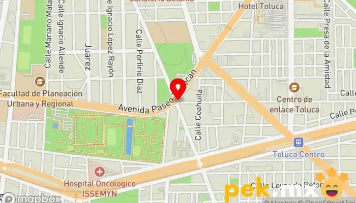 mapa de Carsa sistemas integrales Oficinas de empresa, Servicio de instalación eléctrica, Proveedor de sistemas de seguridad en Toluca de Lerdo