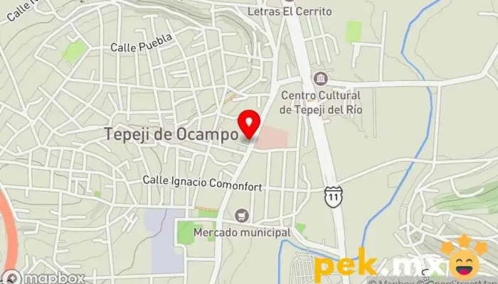 mapa de Casa Del Electricista Electricista en Tepeji del Río de Ocampo
