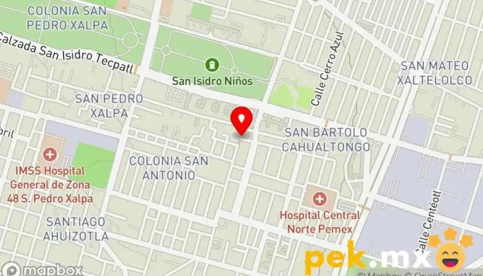 mapa de Cceronduelectrician Servicio de instalación eléctrica en Azcapotzalco, Ciudad de México