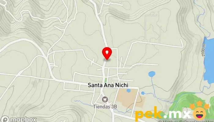 mapa de Centro botanero y desechables 