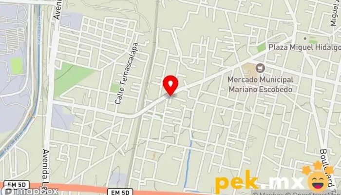 mapa de Centro Eléctrico Industrial Tienda de electricidad en Tultitlán de Mariano Escobedo