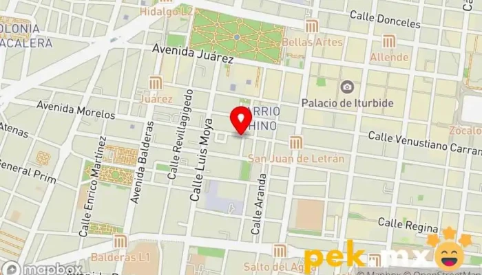 mapa de Centro Eléctrico Uri Tienda de electricidad, Electricista en Cuauhtémoc, Ciudad de México