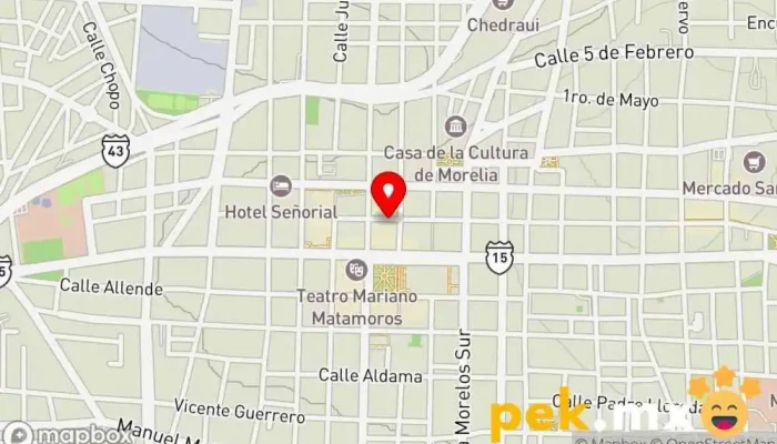mapa de CEPM SERVICIOS Constructor, Electricista, Fontanero en Morelia