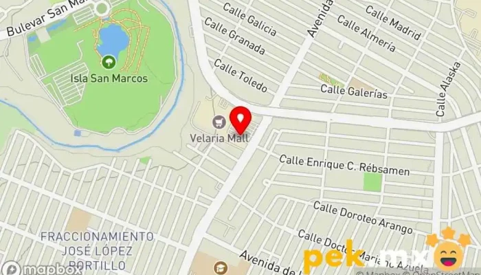 mapa de CERRAJERÍA ALMEVI Cerrajero en Aguascalientes