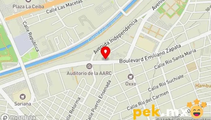 mapa de Cerrajería El Caballito Cerrajero en Culiacán Rosales
