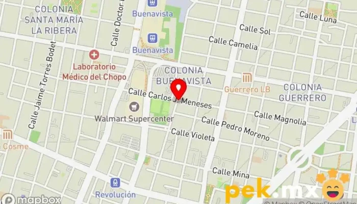 mapa de Cerrajeria 