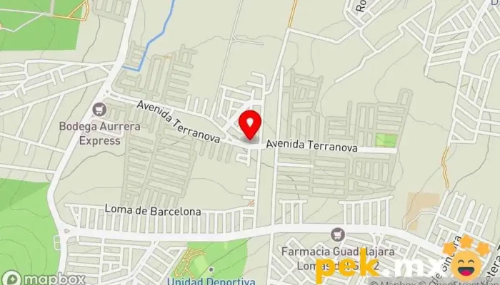 mapa de Cerrajeria Especializada Guzman Cerrajero en Lomas del Sur