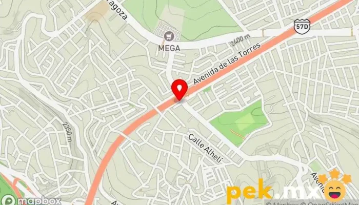 mapa de Cerrajeria felipe Cerrajero en Cdad. López Mateos