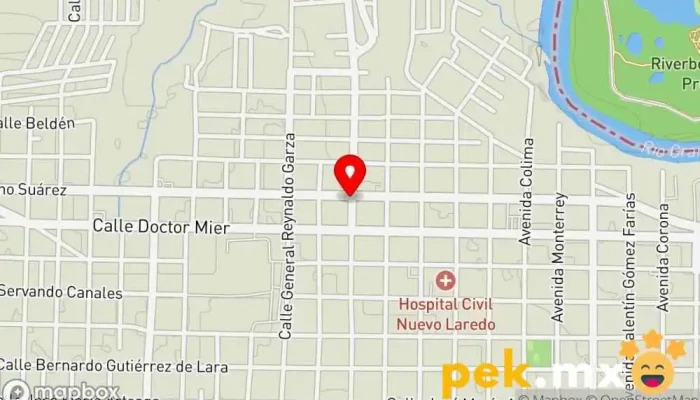 mapa de Cerrajeria Garcia Cerrajero en Nuevo Laredo
