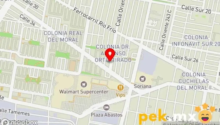 mapa de Cerrajeria Green Cerrajero en Iztapalapa, Ciudad de México