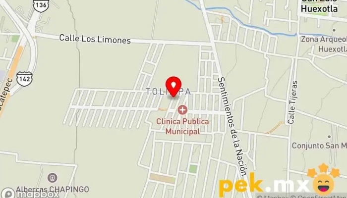 mapa de Cerrajería Guadarrama Cerrajero en Texcoco de Mora