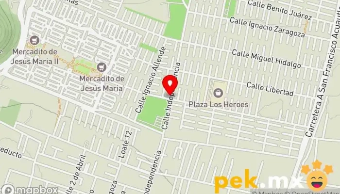 mapa de Cerrajería Héroes Cerrajero, Comercio en Ixtapaluca