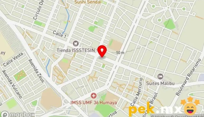 mapa de Cerrajería Infonavit Humaya Cerrajero en Culiacán Rosales