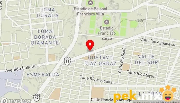 mapa de Cerrajeria Jr Soto automotriz y residencial Cerrajero en Durango