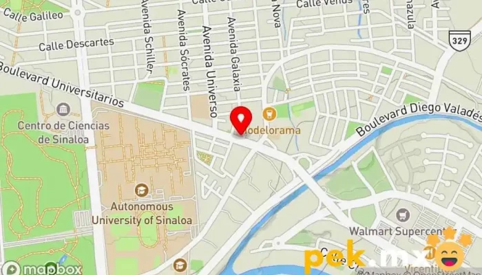 mapa de Cerrajeria La Lima Cerrajero en Culiacán Rosales