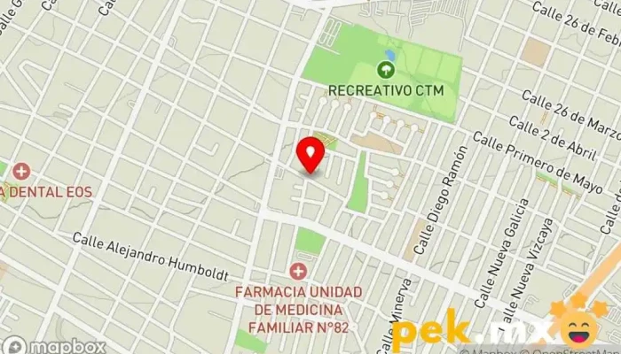 mapa de Cerrajería lara Cerrajero en Saltillo