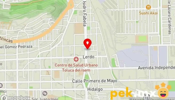 mapa de Cerrajeria Cerrajero en Toluca de Lerdo
