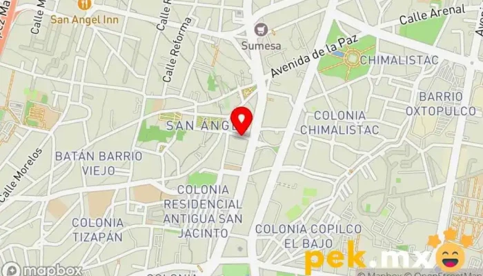 mapa de CERRAJERIA Cerrajero en Álvaro Obregón, Ciudad de México