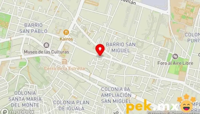 mapa de Cerrajeria Narvaez Cerrajero en Iztapalapa, Ciudad de México
