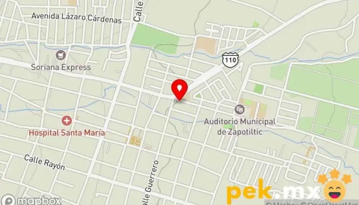 mapa de Cerrajeria Ramírez Cerrajero en Zapotiltic