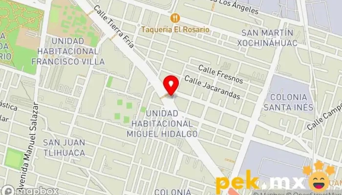 mapa de Cerrajería Rangel Cerrajero en Azcapotzalco, Ciudad de México