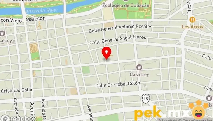 mapa de Cerrajería Sanchez Cerrajero en Culiacán Rosales