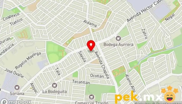 mapa de Cerrajeria Sanchez Cerrajero, Tienda de electrónica en Cdad. Apodaca