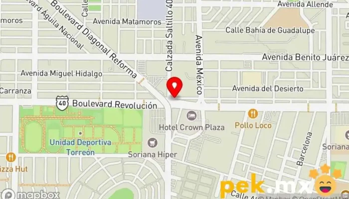 mapa de Cerrajería Saucedo Cerrajero en Torreón