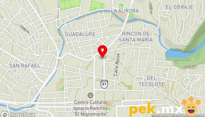 mapa de Cerrajería y Ferreteria Lara (locksmith and hardware store) Cerrajero en San Miguel de Allende