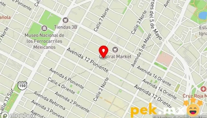 mapa de Cerrajería Yale Cerrajero en Heroica Puebla de Zaragoza