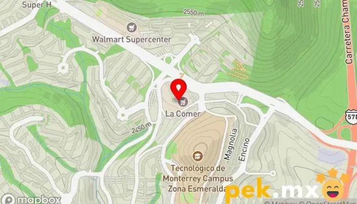 mapa de Cerrajería zona esmeralda Cerrajero en Cdad. López Mateos