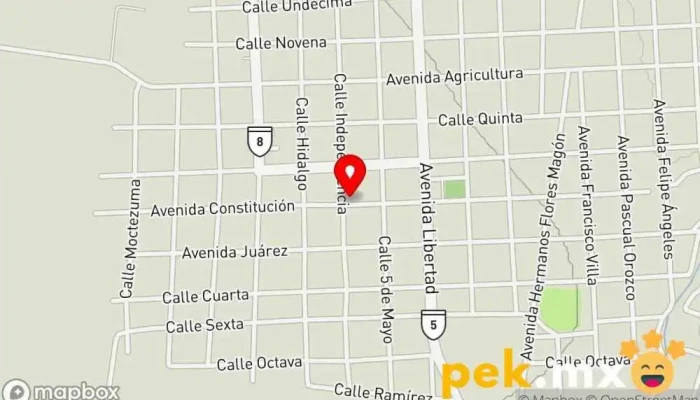 mapa de CFE Ag. Gómez Farías Oficinas de empresa en Valentín Gómez Farías
