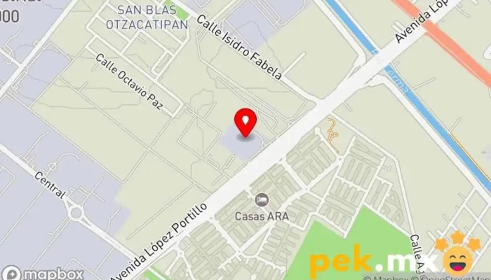 mapa de CFE Subestación Electrica Toluca 2000 Subestación eléctrica en Toluca de Lerdo