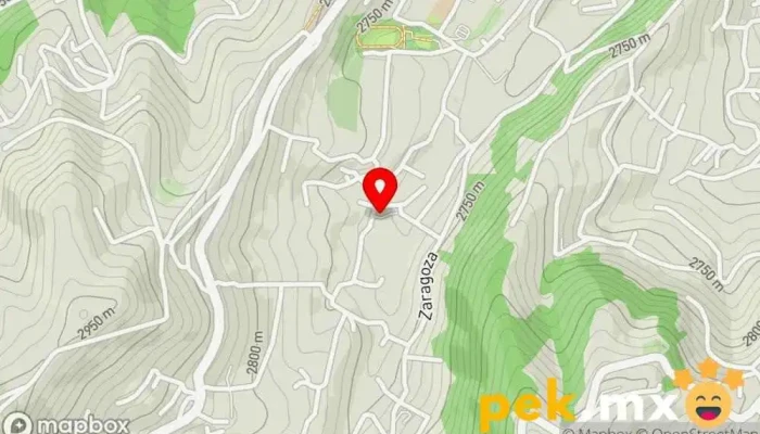 mapa de CFE, Zona Lomas, Agencia Huixquilucan. Comercio en Huixquilucan de Degollado