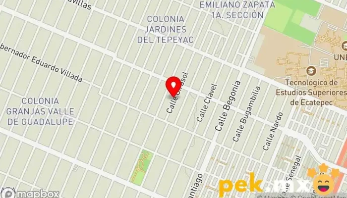 mapa de CIRME Empresa constructora, Electricista en Ecatepec de Morelos